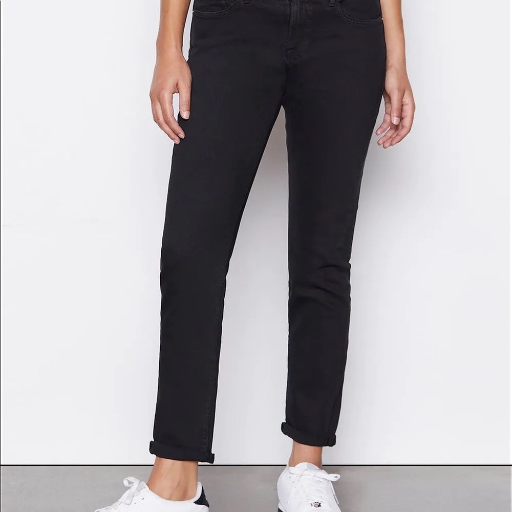 Frame jeans 26 le garçon black boyfriend jeans